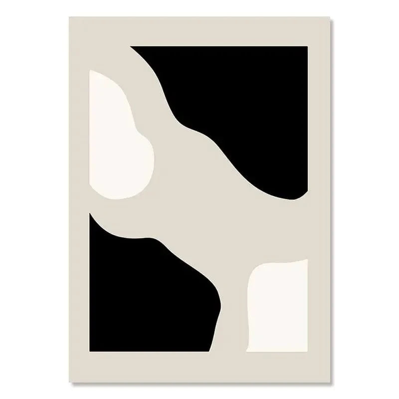 Canvanation 21x30cm / Su23 Affiche Bohème Noir Et Blanc