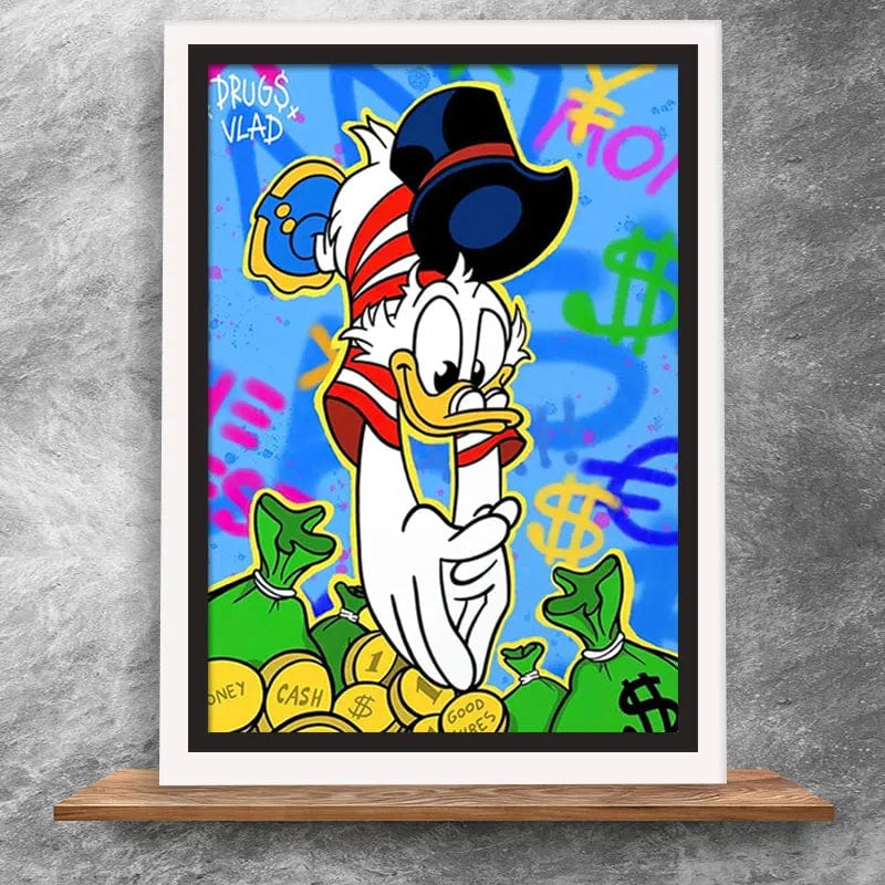 Canvanation Donald Duck 2 / 60X80cm Poster Picsou Street Art