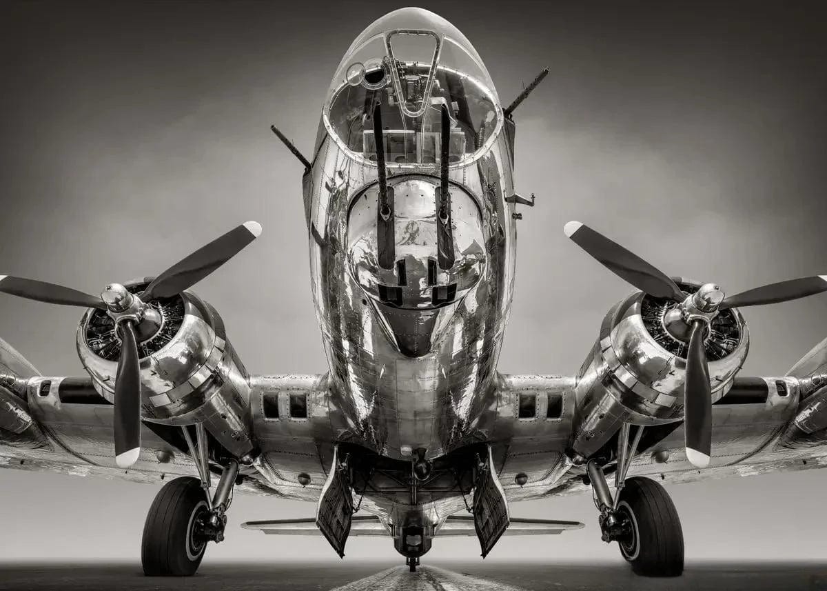 Canvanation 10 / 50x70cm Affiche Poster Avion Vintage