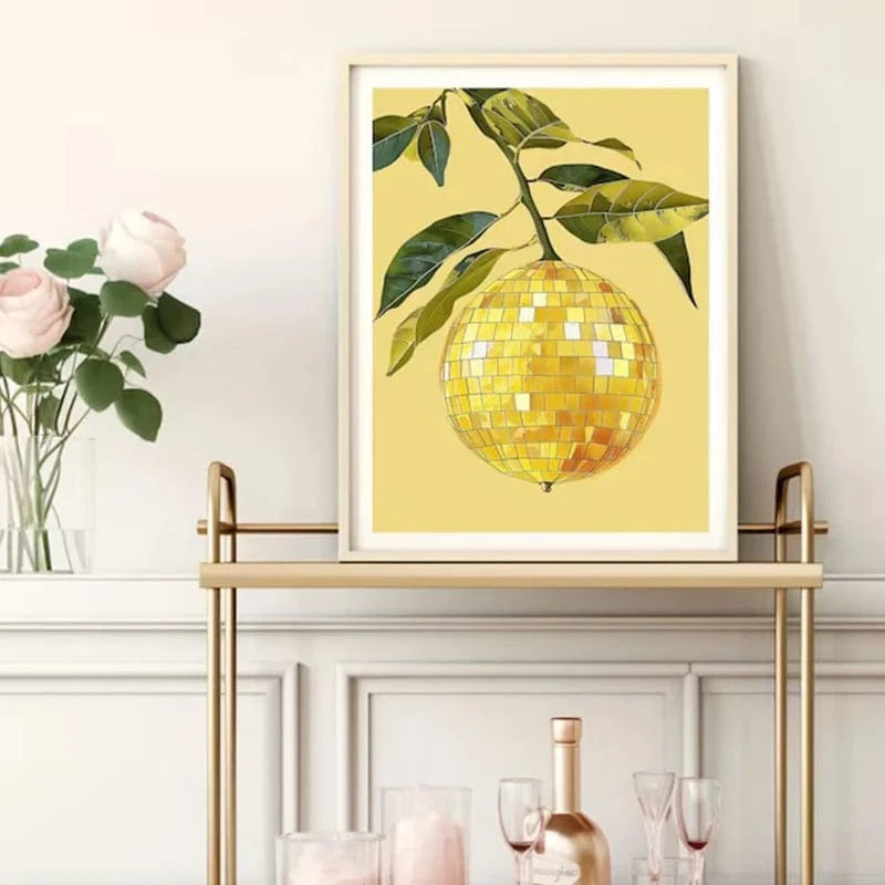 Canvanation Affiche Fruits Retro