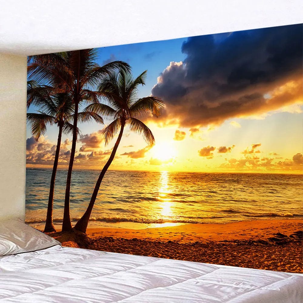 Canvanation 1 / 200X150CM Tapisserie Paysage Naturel de Plage
