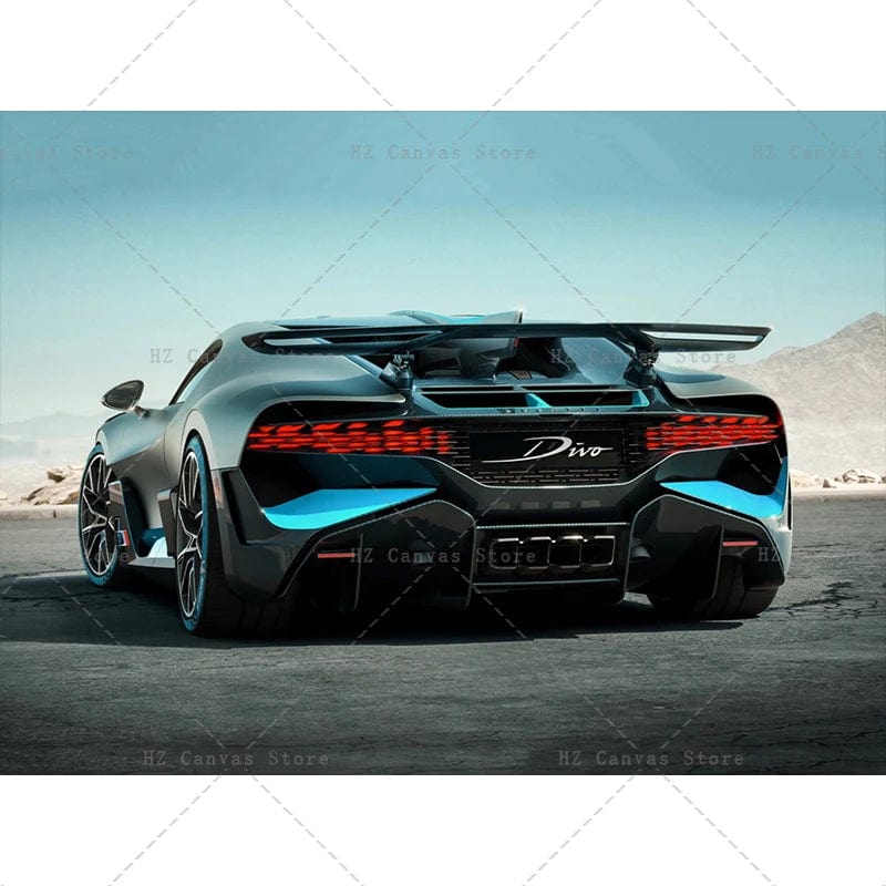 Canvanation 80X120cm / 12 Affiche Voiture De Luxe Bugatti Sport