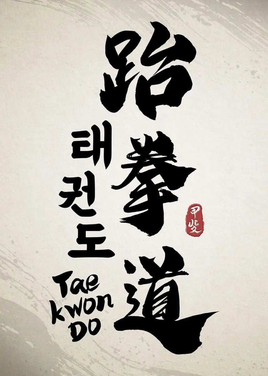 Canvanation 70X100cm / 12 Affiche Japonaise Calligraphie Chinoise Wushu Kanji