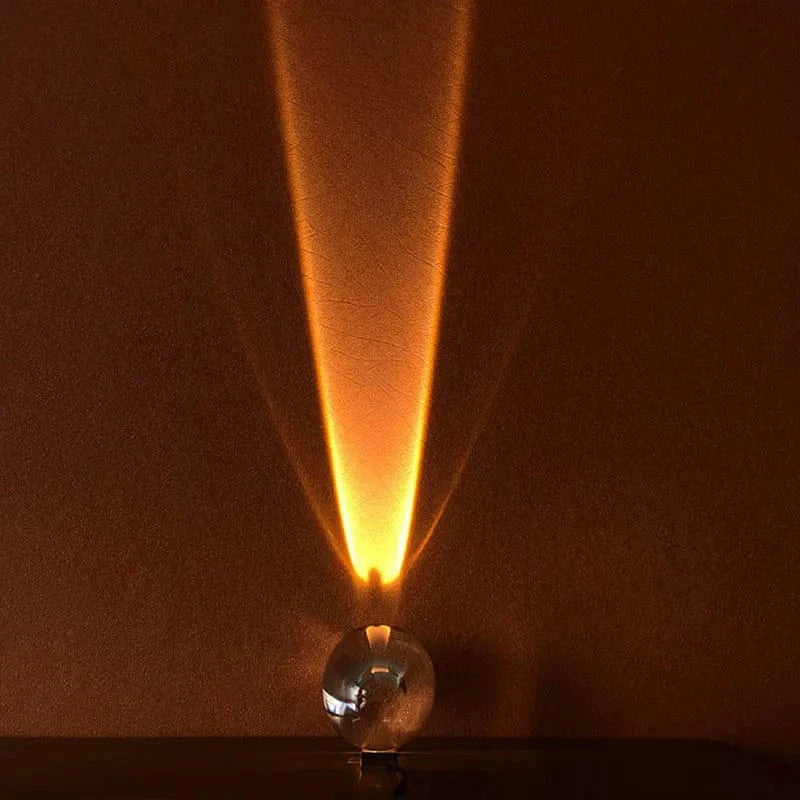Canvanation USB / 3 Couleurs Ajustable Lampe de Chevet en Cristal Moderne - Oeil D'ange