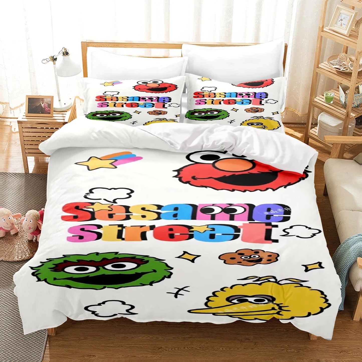 Canvanation 6 / 155X220cm / CHINA Housse De Couette - Sesame Street