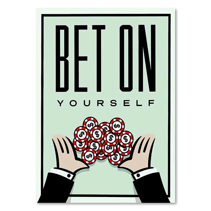 Canvanation 21x30cm / TM0002-09 Affiche Monopoly Motivation