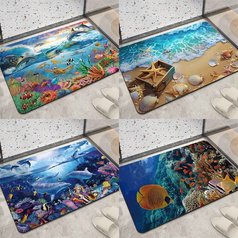 Canvanation Tapis De Chambre - Thème Océan
