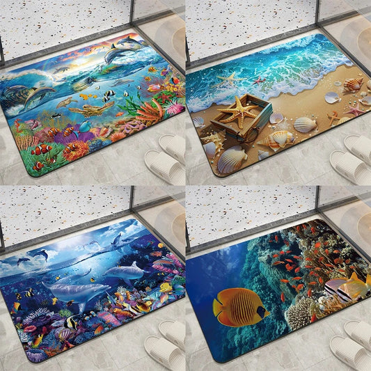 Canvanation Tapis De Chambre - Thème Océan