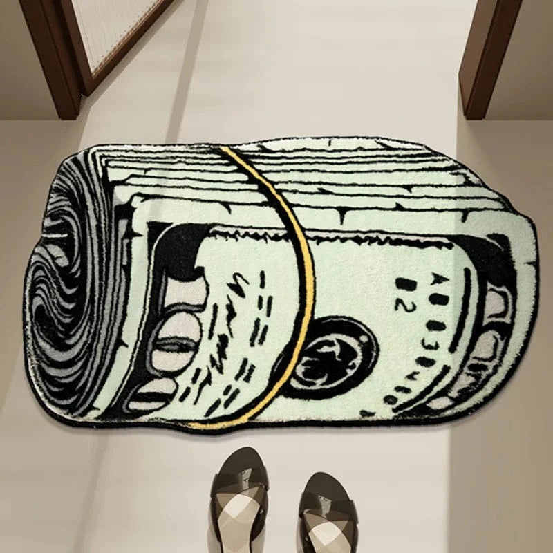Canvanation ZY009 / 50x80cm Tapis De Chambre - Billets De Dollars