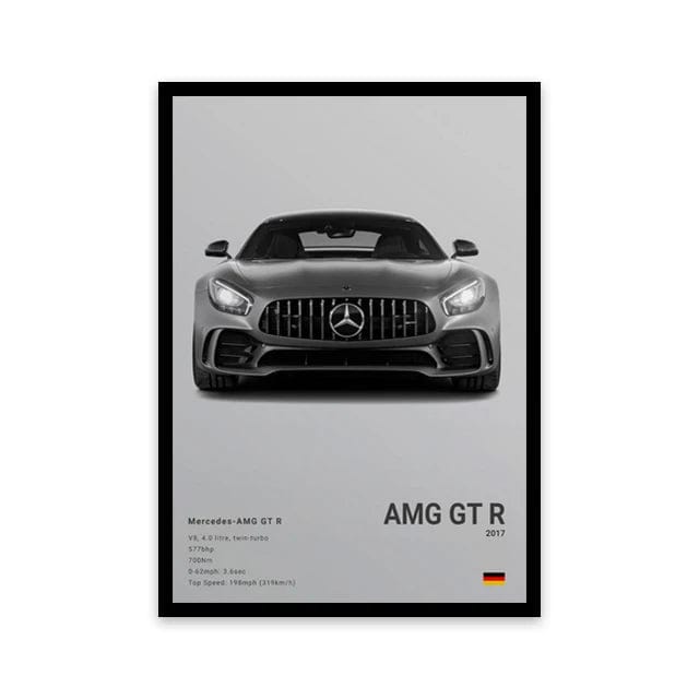 Canvanation SW8936 / (A3)30x42cm Unframed Affiche Voiture Sportif R8 RS3 M3 M5