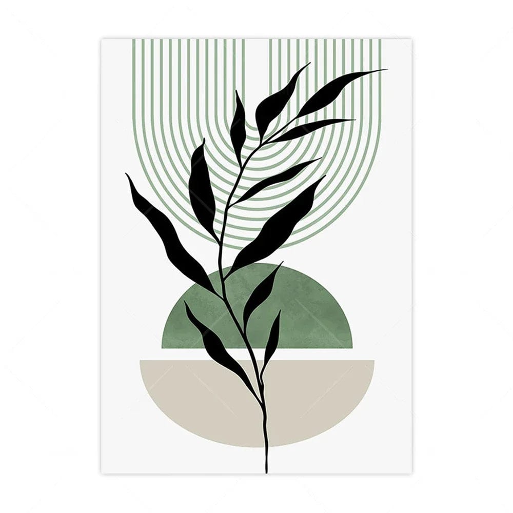 Canvanation PICTURE 3 / 30x40cm Affiche Triptyque Boheme Vert