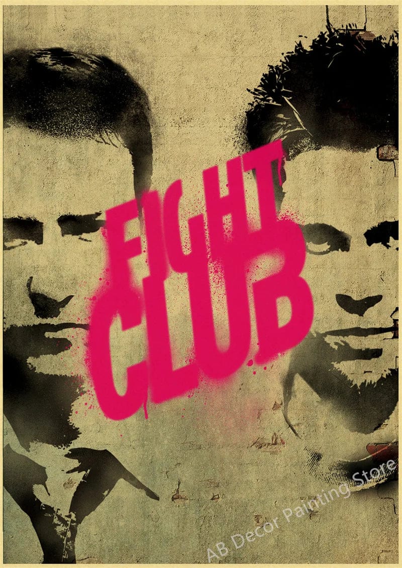 Canvanation 4 / 42cmx30cm Poster Film Vintage Fight Club