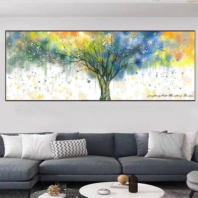 Canvanation D / 50x150CM Affiche Arbre De Vie - Symphonie de la Nature
