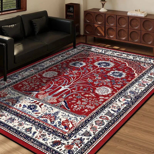 Canvanation BS120-Flannel-6 / 5.2x7.5ft(160x230cm) Tapis Berbère rectangulaire 3D imprimé – Style moderne & persan