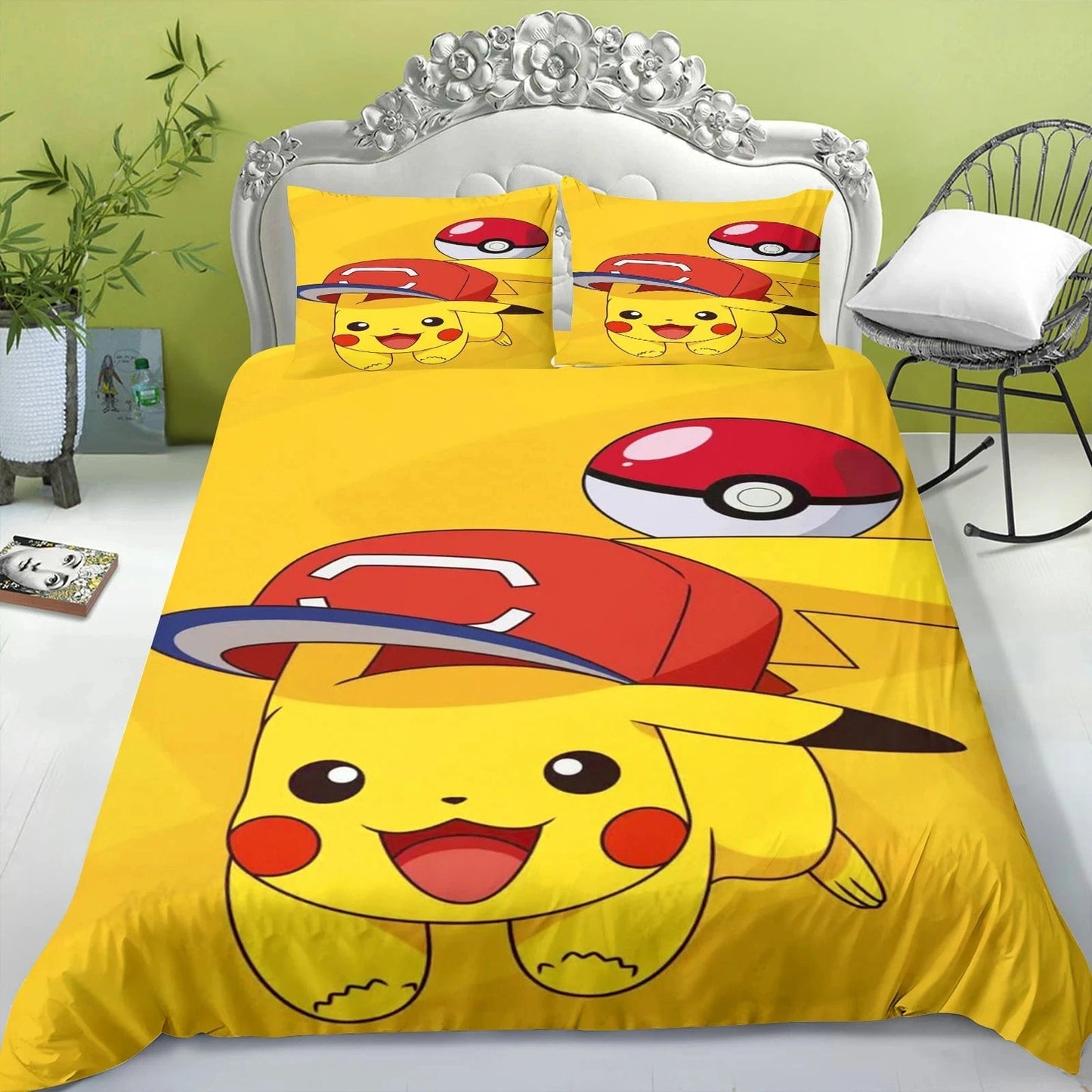Canvanation 1 / 135x200cm Housse De Couette - Pikachu 3 Sets