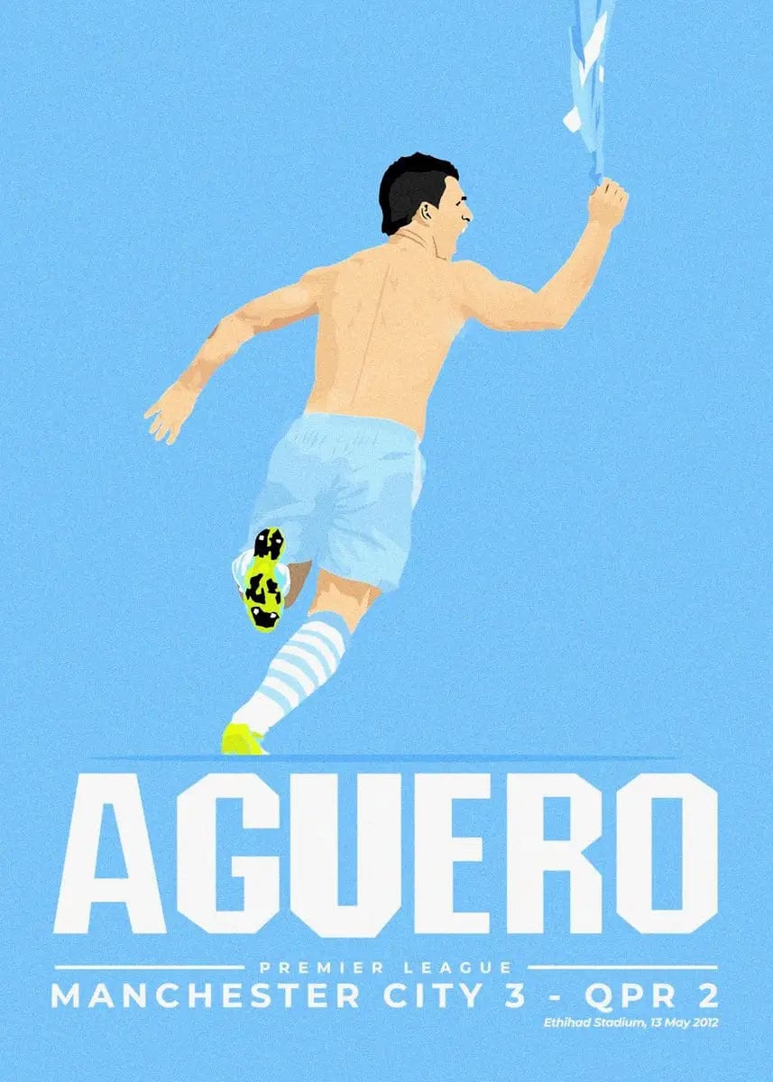 Canvanation 7 / 40x60cm Affiche Football - Maradona - Zidane