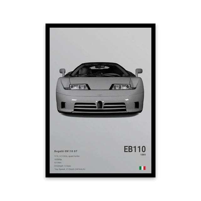 Canvanation SW8940 / (A3)30x42cm Unframed Affiche Voiture Sportif R8 RS3 M3 M5