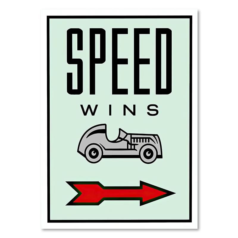 Canvanation 21x30cm / TM0002-02 Affiche Monopoly Motivation
