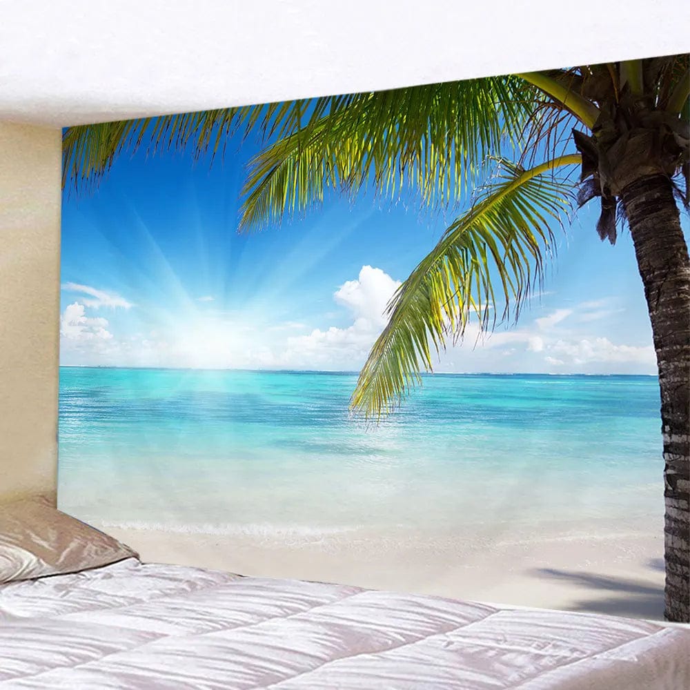 Canvanation Tapisserie Paysage Naturel de Plage