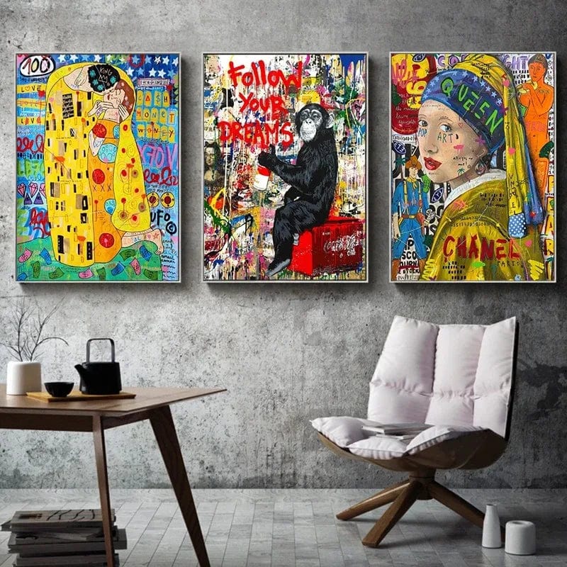 Canvanation Affiche Pop Art Graffiti Street Art