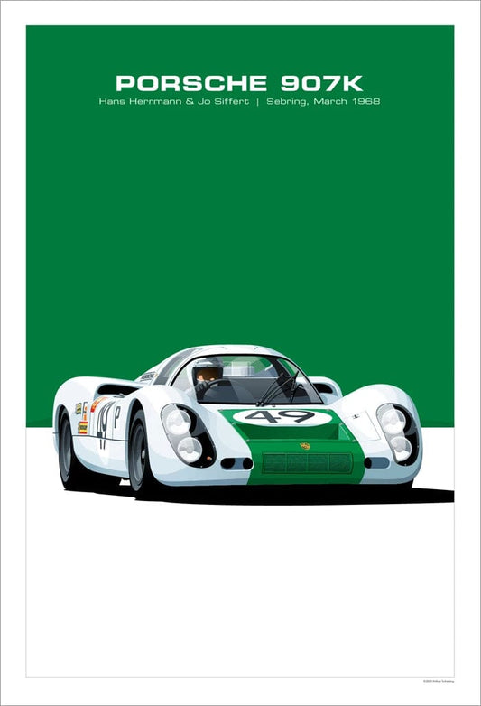 Canvanation 19 / 30x40cm Affiche Retro Voiture GTR