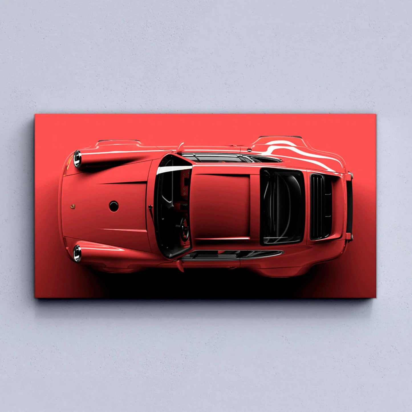 Canvanation BS8 / 80x160cm Affiche Voiture Porsche Accroché Au Mur