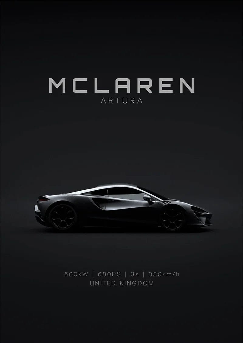Canvanation 1 / 20X30cm Affiche Voiture Luxe Sport Audi Mercedes Mclaren Dodge Nissan