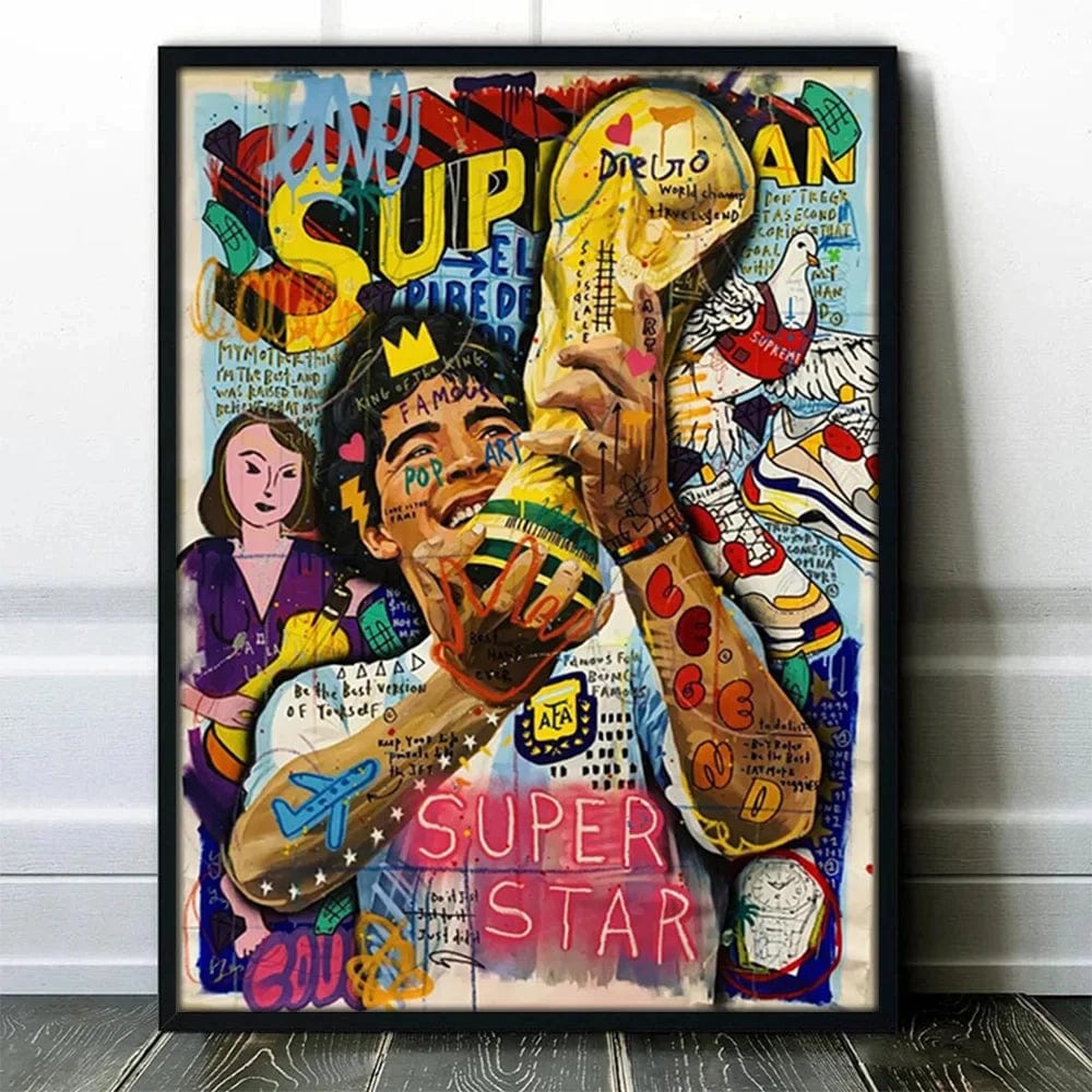 Canvanation 7 / 50x70cm Affiche Pop Art Sport Magasine