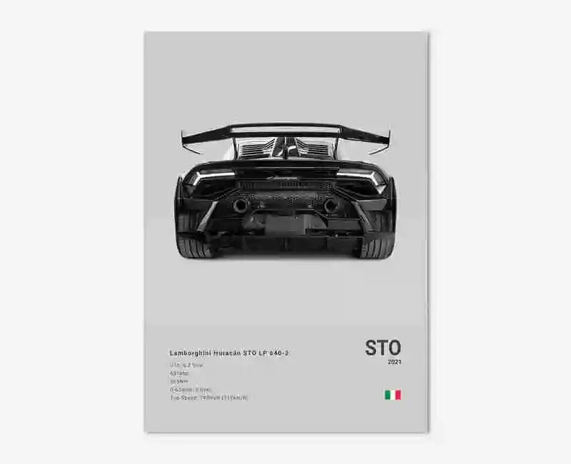 Canvanation 5 / 50x75cm Affiche Voiture Lamborghini Luxe Sto Veneno Urus Aventador SVJ
