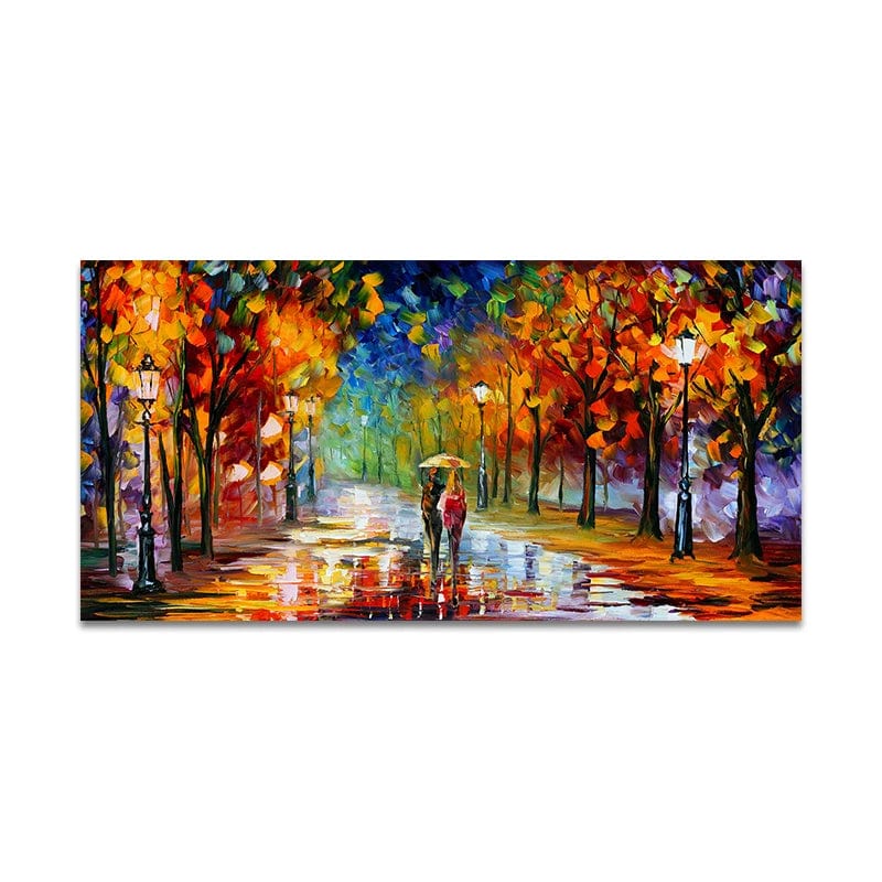Canvanation A / 40x80cm Affiche Couple Balade