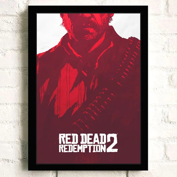Canvanation 4 / 50X70cm Affiche Jeu Populaire Red Dead Redemption 2
