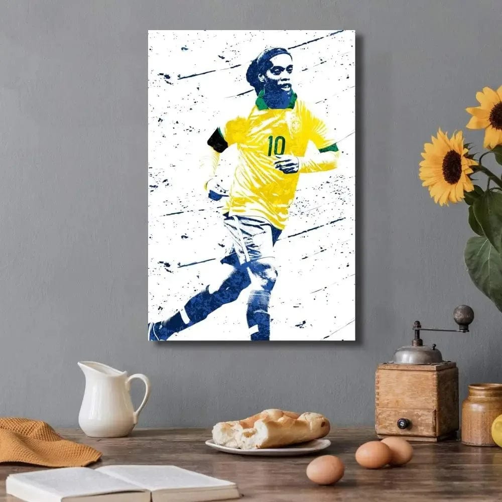 Canvanation 15 / 40x50CM Affiche Football - Ronaldinho