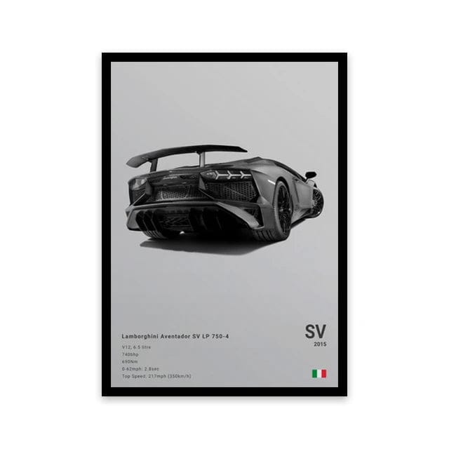 Canvanation Affiche Voiture Sportif R8 RS3 M3 M5