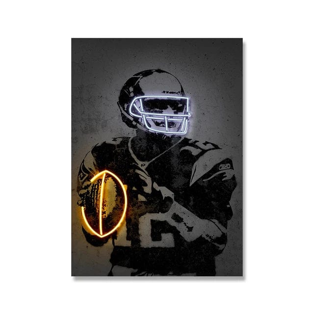 Canvanation 5 / 30x40cm Affiche Basketball Neon