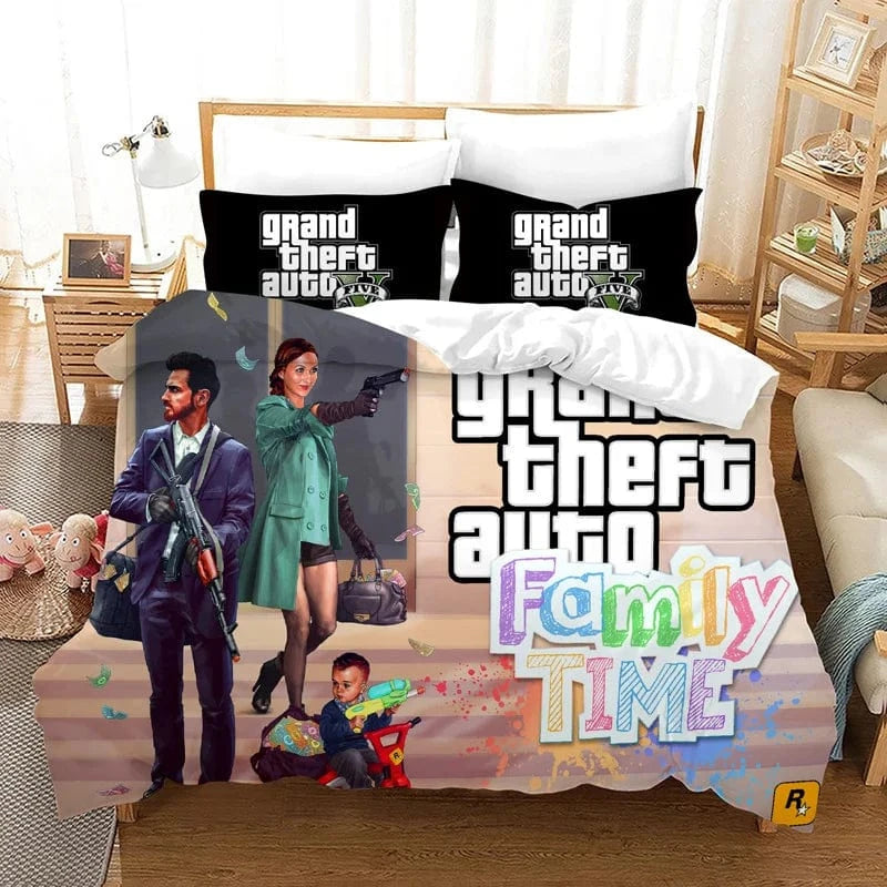 Canvanation Housse De Couette - Game GTA V, Grand Theft Auto 5