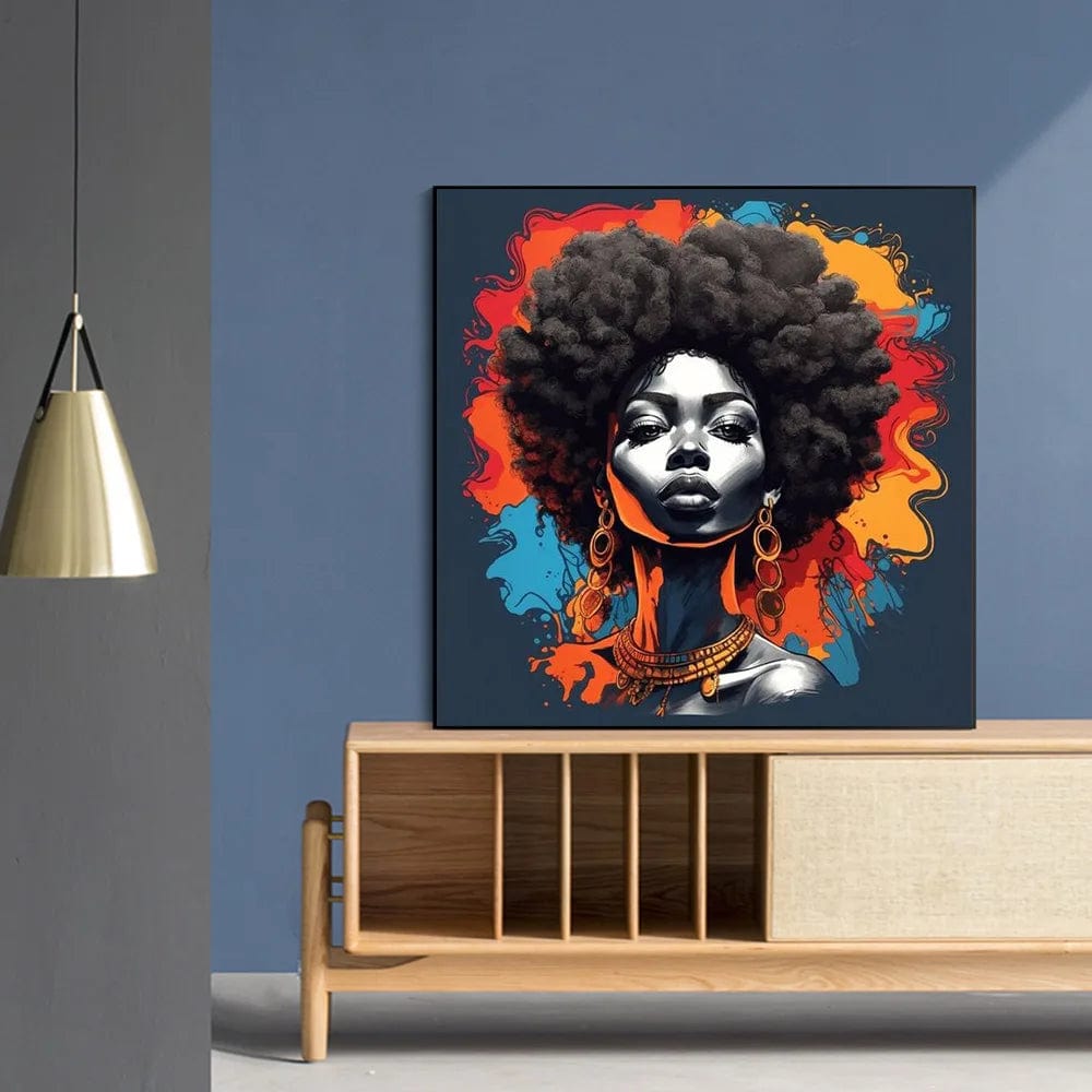 Canvanation Affiche Africain Femmes Et Enfants
