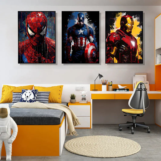 Canvanation Affiche - Marvel SpiderMan Iron Man
