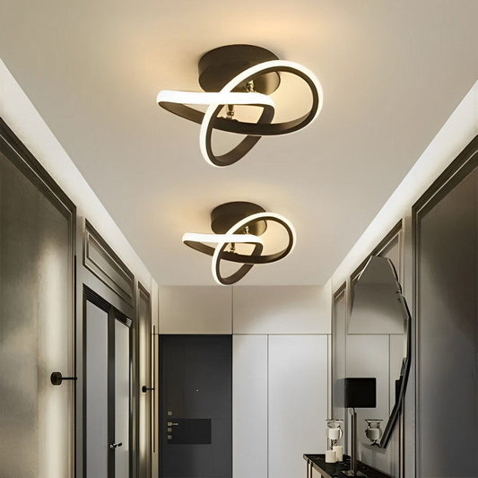 Canvanation Noir / Modulable Plafonnier LED Minimaliste