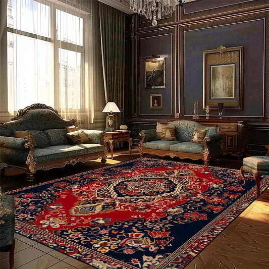 Canvanation BS034-Flannel-11 / 100x160cm 39.4x63in Tapis Berbère rectangulaire – Flanelle douce & antidérapante