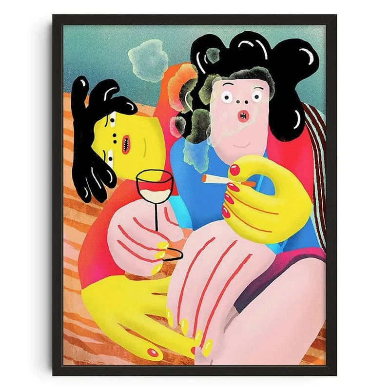 Canvanation F0067-5 / 50X70cm Affiche Vintage Abstrait Classic