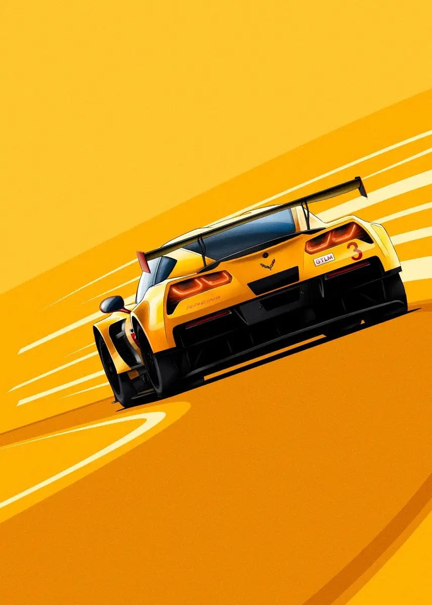 Canvanation 8 / 20X30cm Affiche Voiture Sport Course Formule