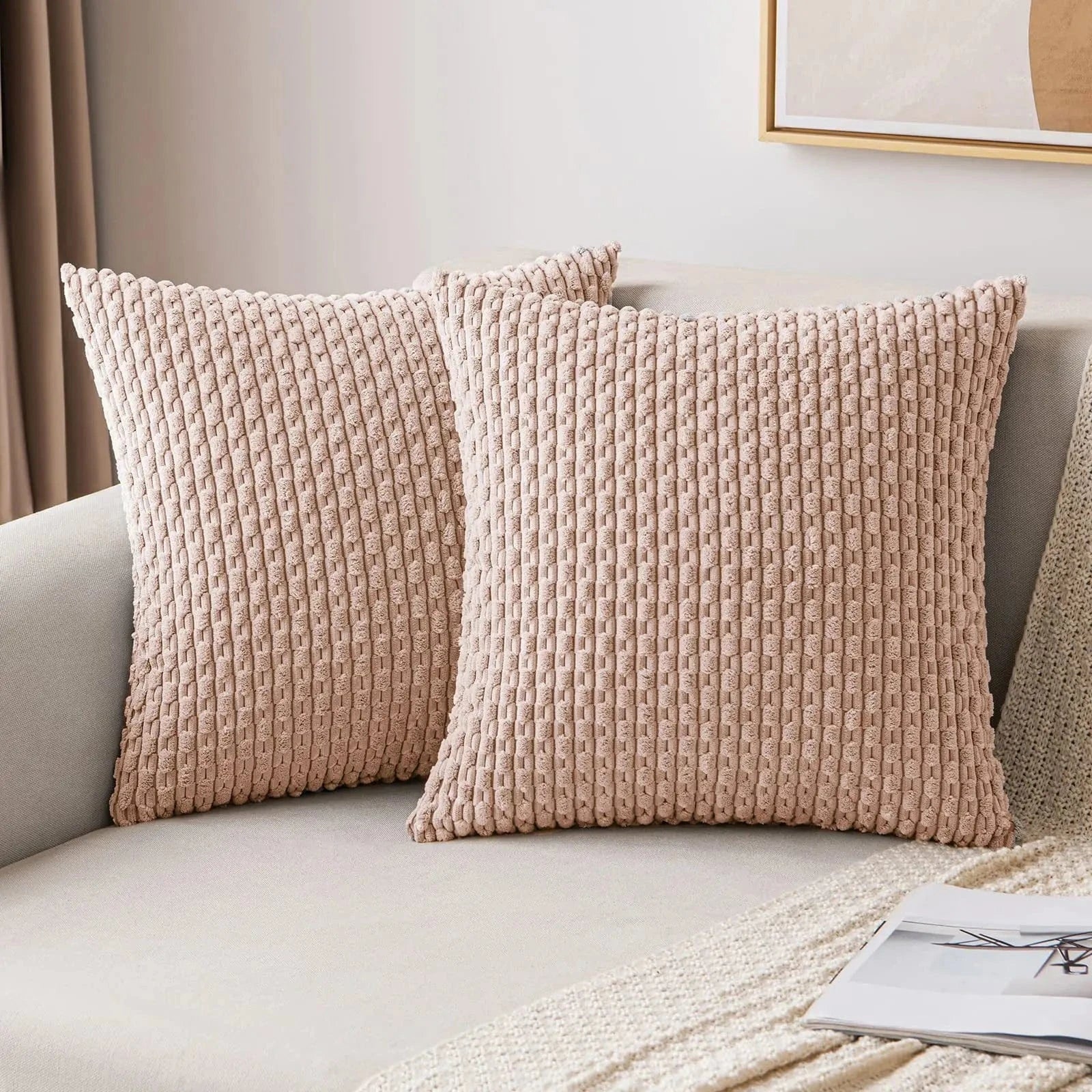 Canvanation Rose / 50x50cm Housse de Coussin Élégante et Confortable