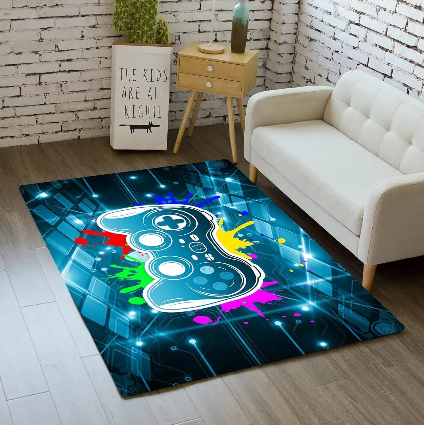 Canvanation 07 / 40x60cm 16x24inch Tapis De Chambre Gamer Manette