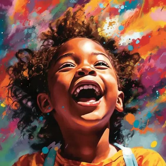 Canvanation PF30682 / 50x50cm Affiche Africain Femmes Et Enfants
