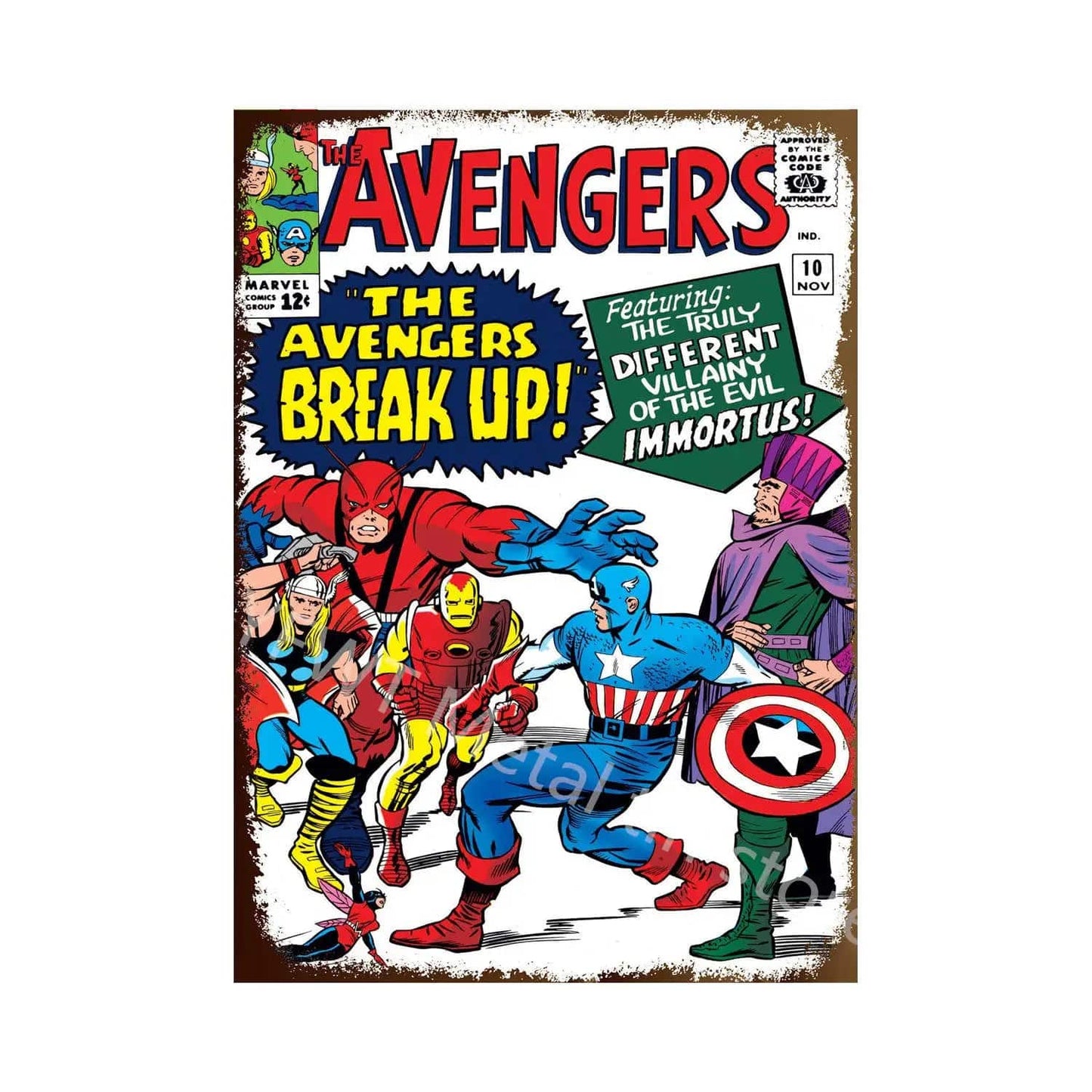Canvanation JS232-9 / 20x30cm Poster Avengers Vintage