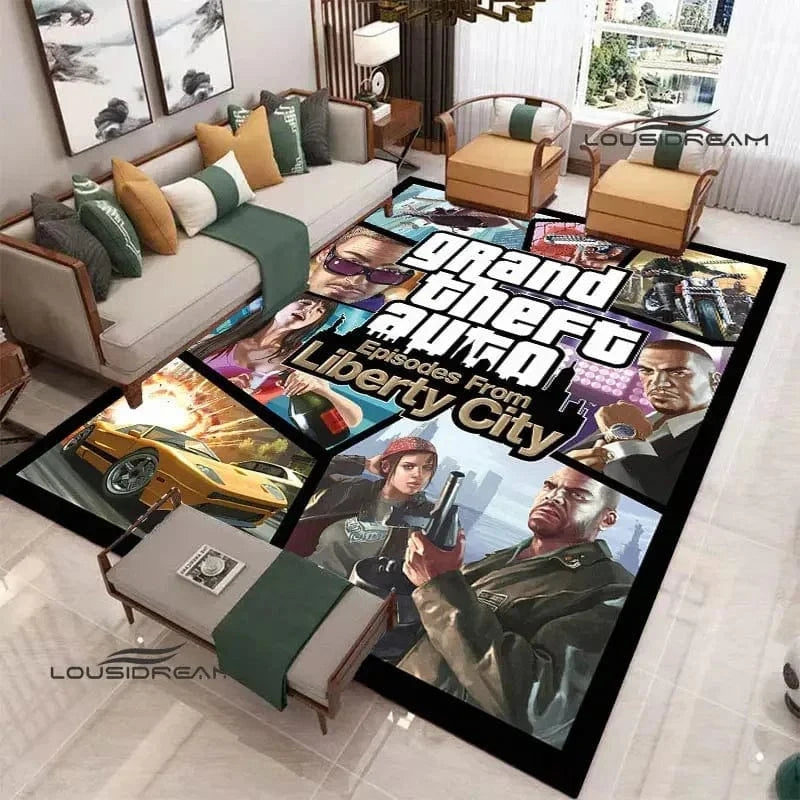 Canvanation 11 / 120x160cm Tapis de Chambre GTA
