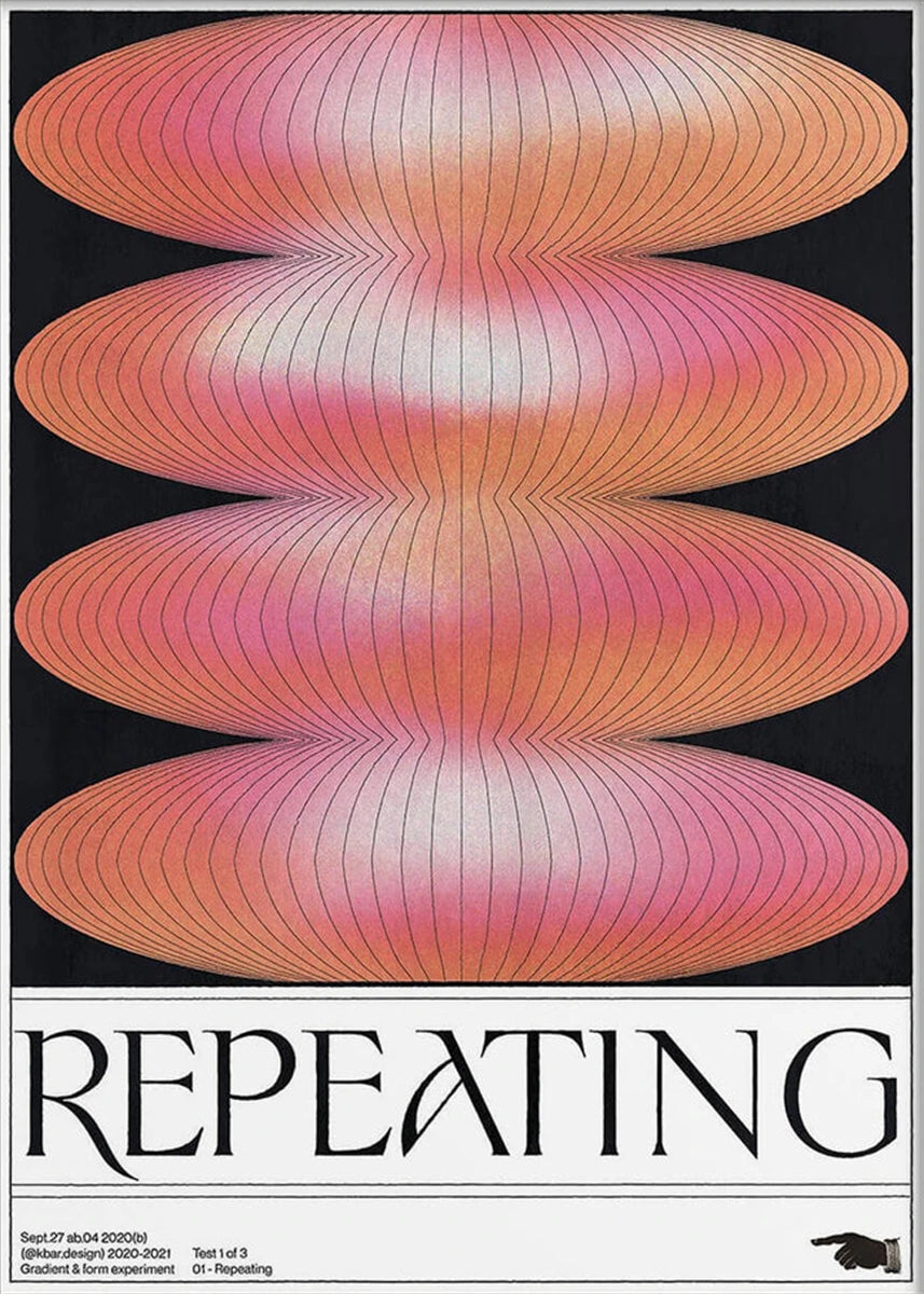 Affiche Abstrait Art Japonais