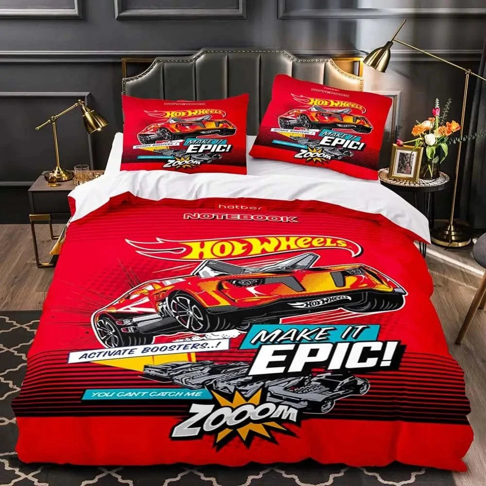 Canvanation Housse De Couette - Hot Wheel 3D
