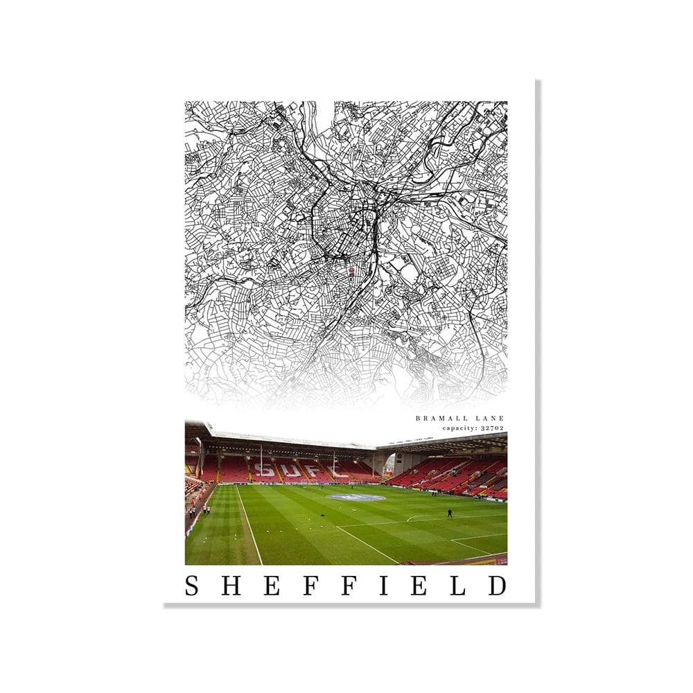 Canvanation DJ9824-16 / 20X30cm No Frame Affiche Terrain De Football