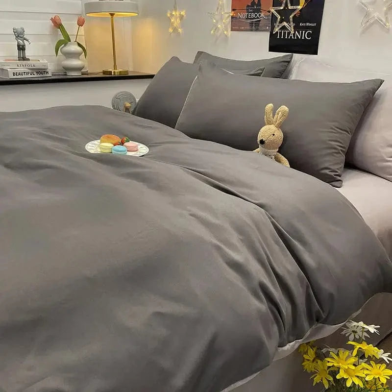 Canvanation Housse De Couette - Gris